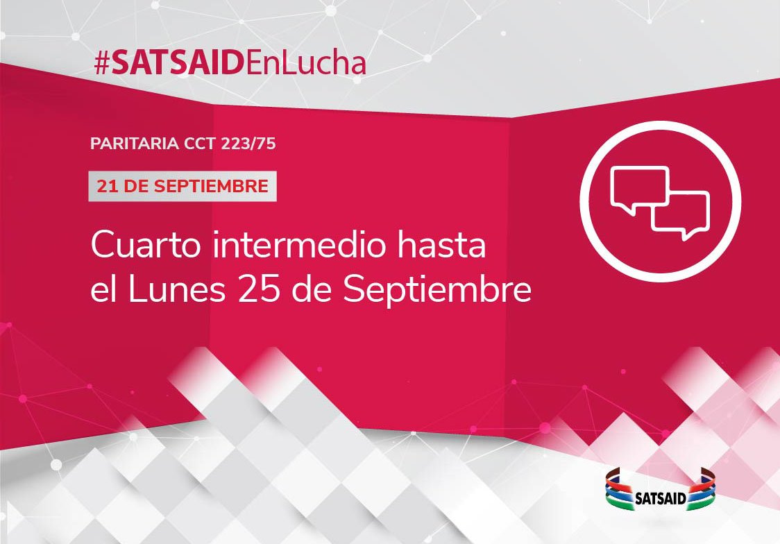 Lee más sobre el artículo CUARTO INTERMEDIO HASTA EL LUNES 25 DE SEPTIEMBRE