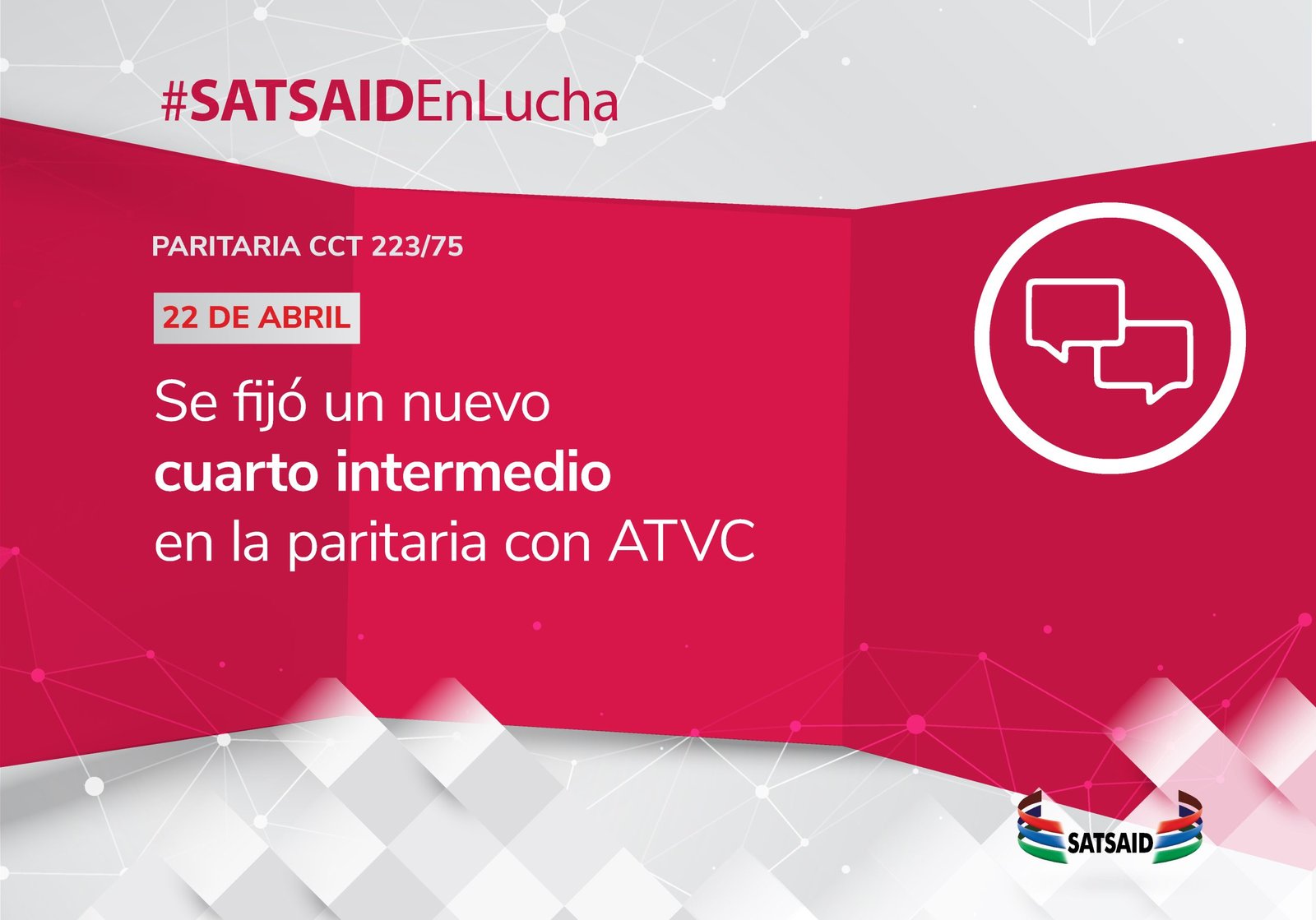 Lee más sobre el artículo SE FIJÓ UN NUEVO CUARTO INTERMEDIO EN LA PARITARIA CON ATVC