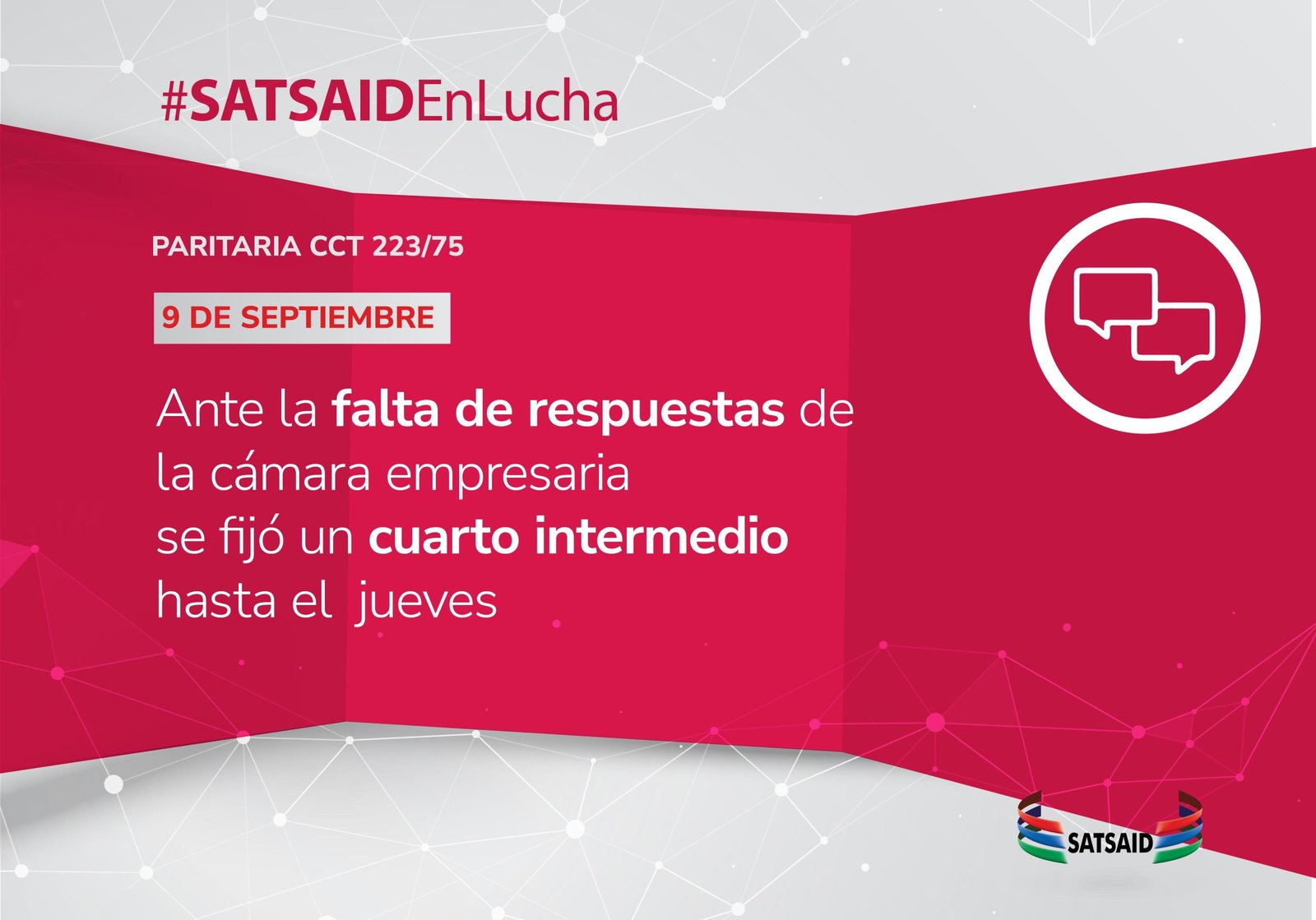 Lee más sobre el artículo ANTE LA FALTA DE RESPUESTAS DE LA CÁMARA EMPRESARIA SE FIJÓ UN CUARTO INTERMEDIO HASTA EL JUEVES