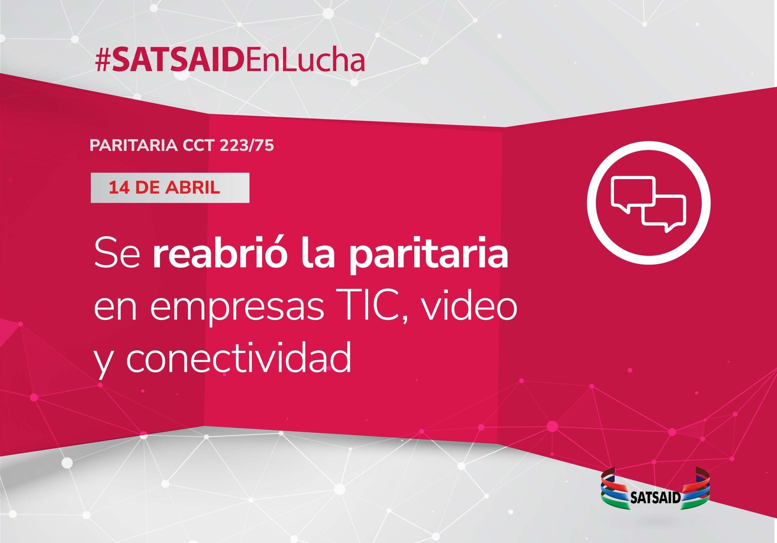 Lee más sobre el artículo SE REABRIÓ LA PARITARIA EN EMPRESAS TIC, VIDEO Y CONECTIVIDAD