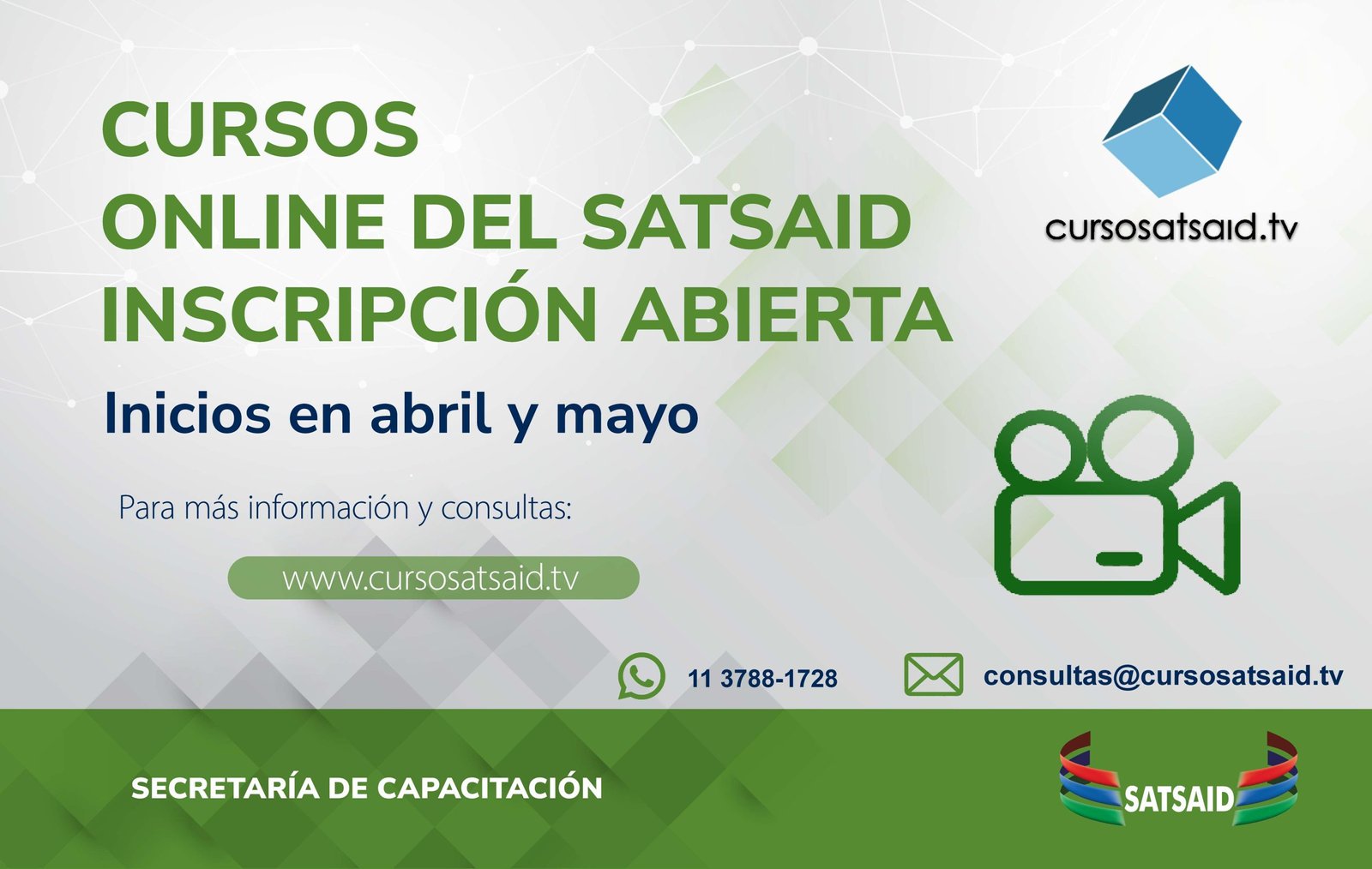 Lee más sobre el artículo CURSOS A DISTANCIA: ABIERTA LA INSCRIPCIÓN PARA ABRIL Y MAYO