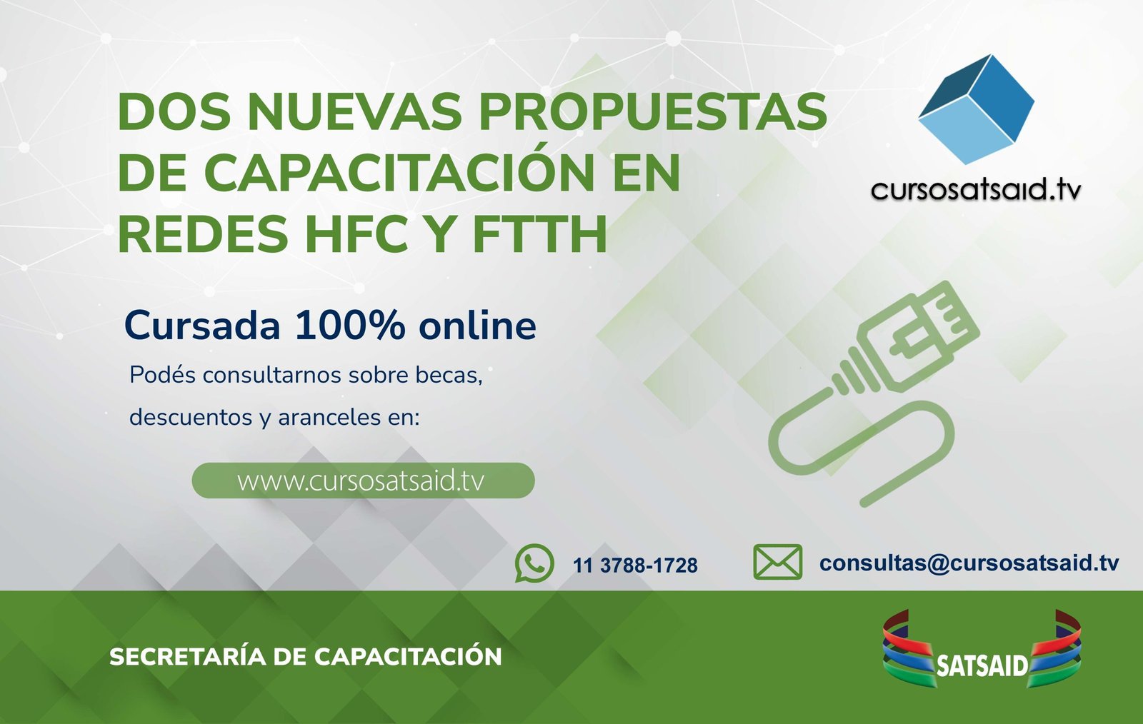 Lee más sobre el artículo CURSOS ONLINE: DOS NUEVAS PROPUESTAS DE CAPACITACIÓN EN REDES HFC Y FTTH
